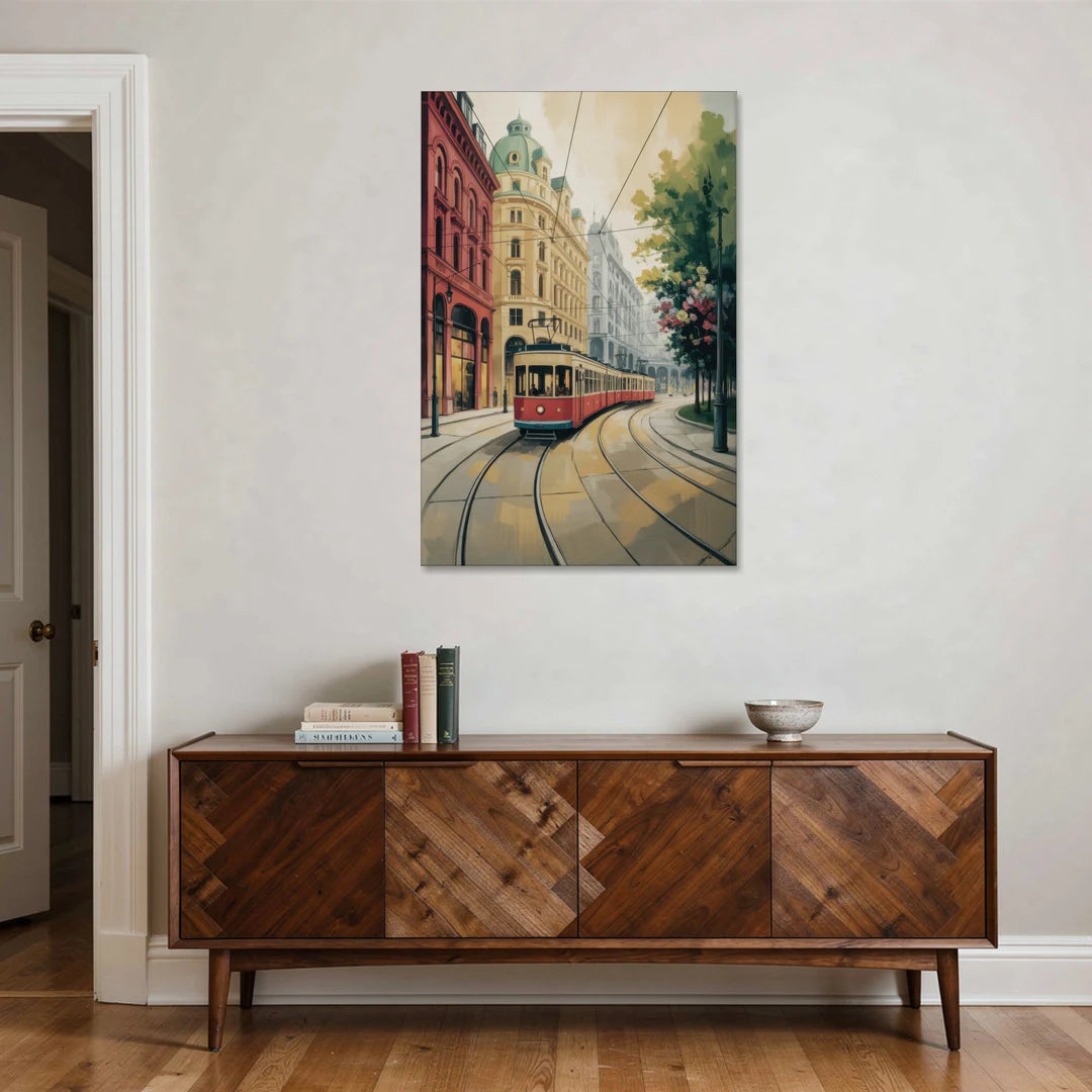 Vienna's Ringstrasse - Canvas Wall Art - Coffee Table - 32x48