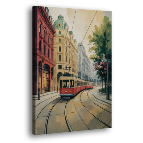 Vienna's Ringstrasse - Canvas Wall Art