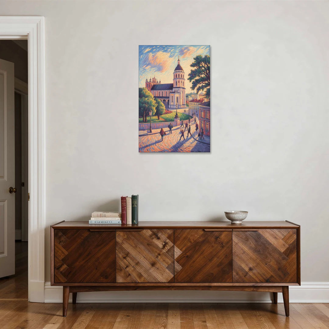 Vilnius Cathedral - Canvas Wall Art - Coffee Table - 24x36