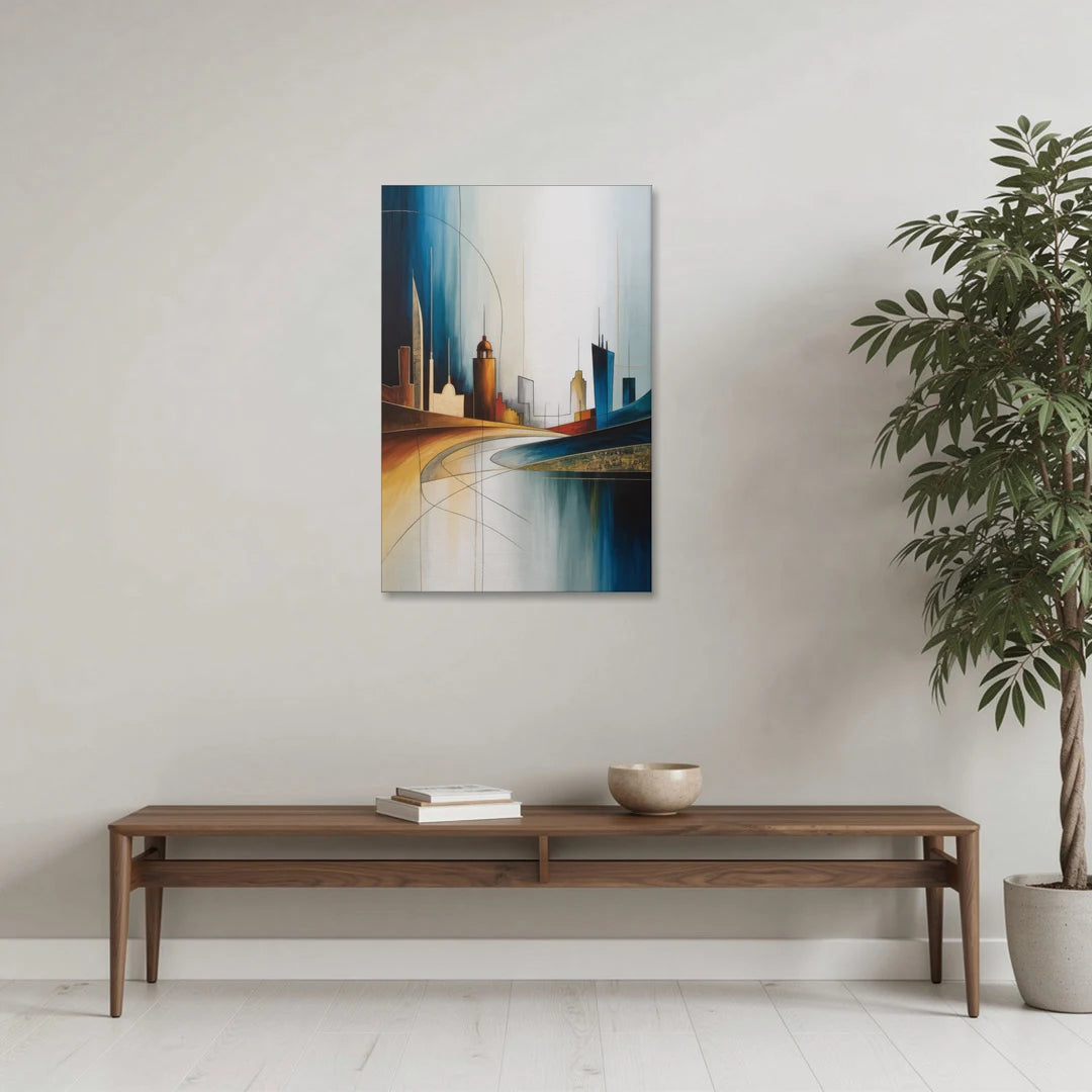 Vilnius Skyline - Canvas Wall Art - Coffee Table - 24x36