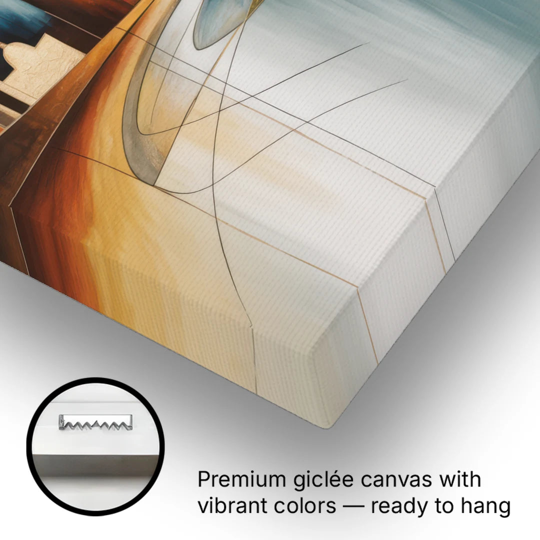 Vilnius Skyline - Canvas Wall Art - Gallery Wrap Corner