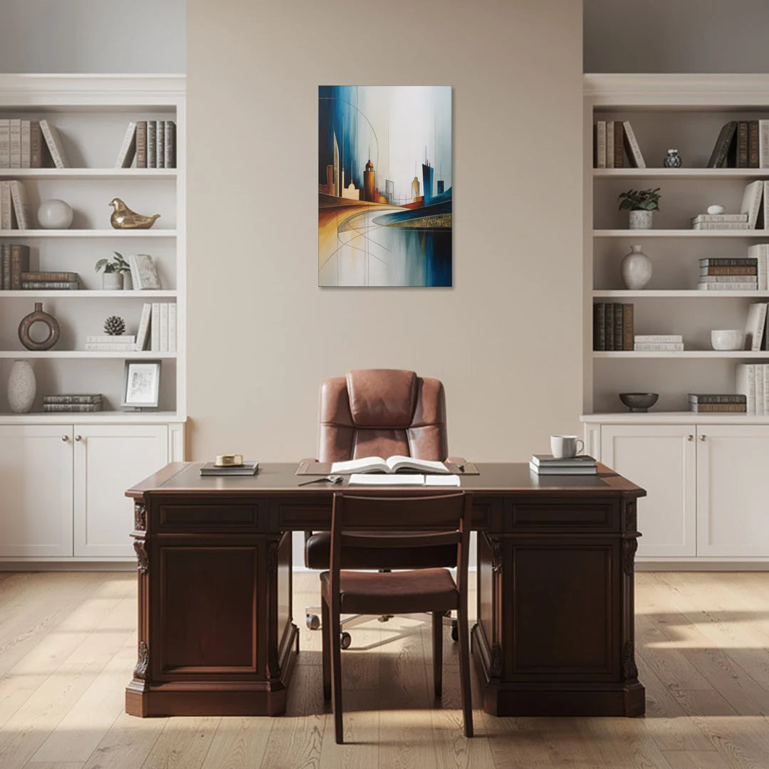 Vilnius Skyline - Canvas Wall Art - Office - 24x36