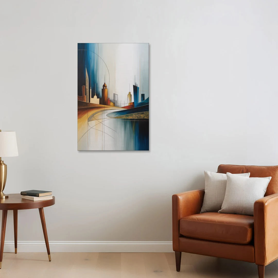 Vilnius Skyline - Canvas Wall Art - Sofa - 24x36