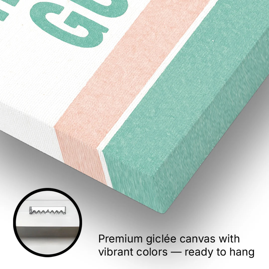 Vintage Chewing Gum - Canvas Wall Art - Gallery Wrap Corner