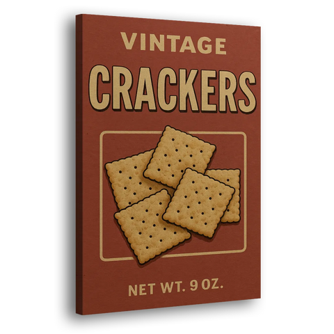 Vintage Crackers - Canvas Wall Art