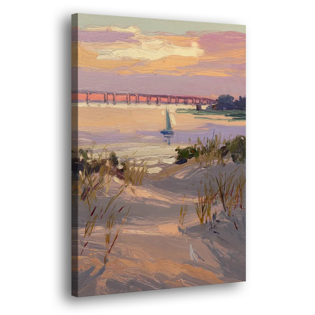 Virginia Beach Chesapeake Bay Views Side - Canvas Wall Art