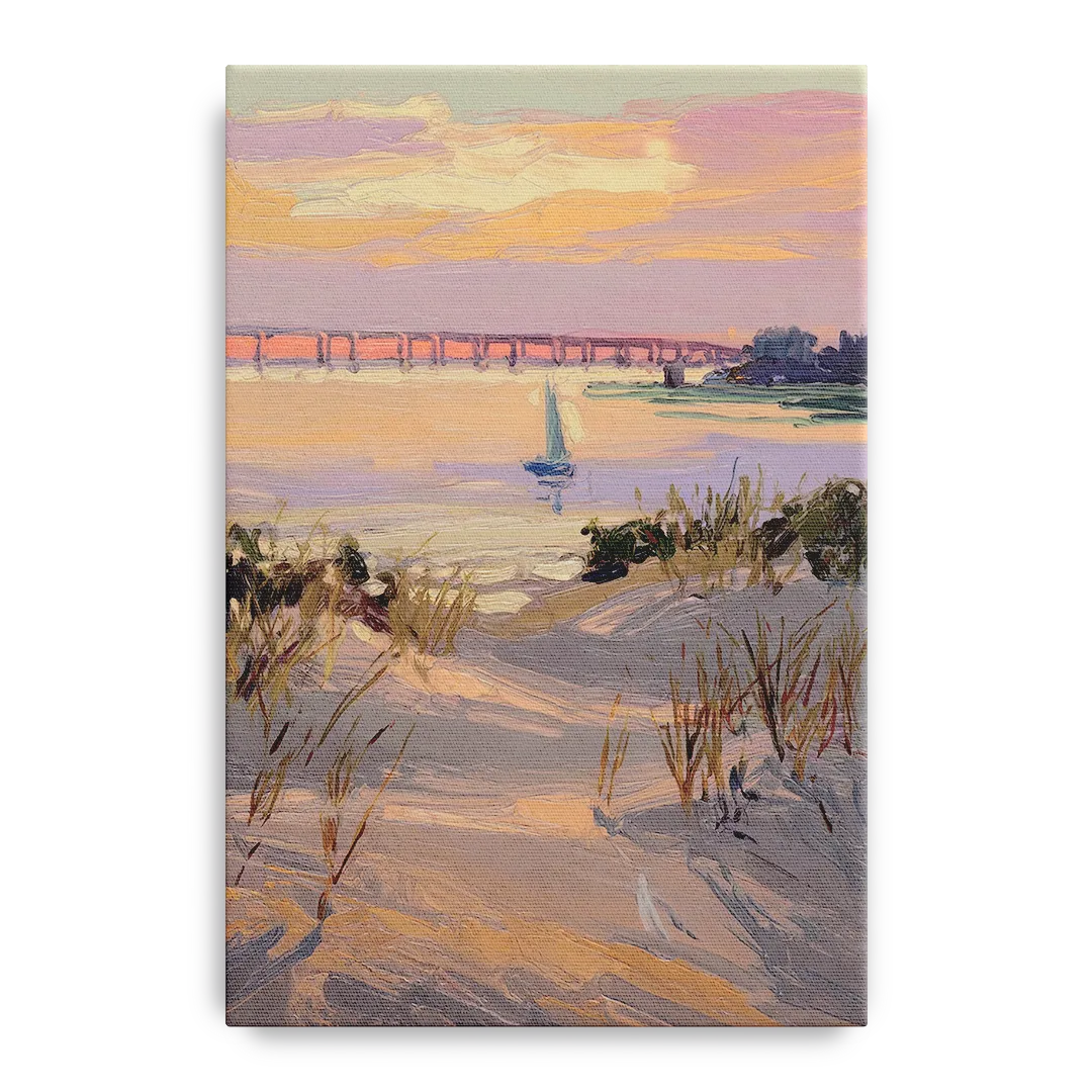 Virginia Beach Chesapeake Bay Views Front - Canvas Wall Art