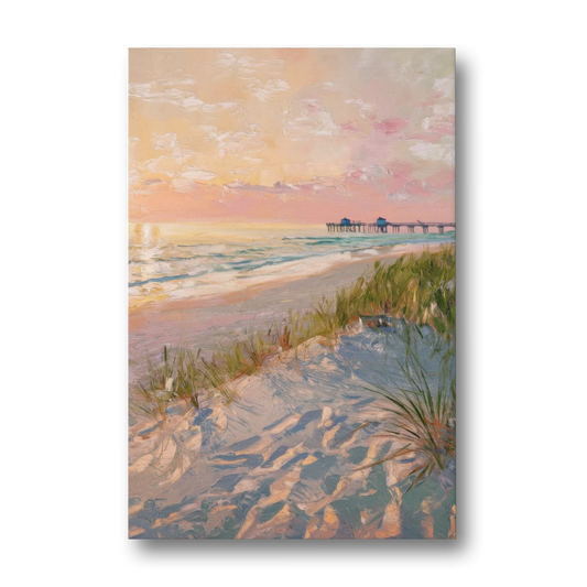 Virginia Beach Oceanfront Serenity - Canvas Wall Art - Front