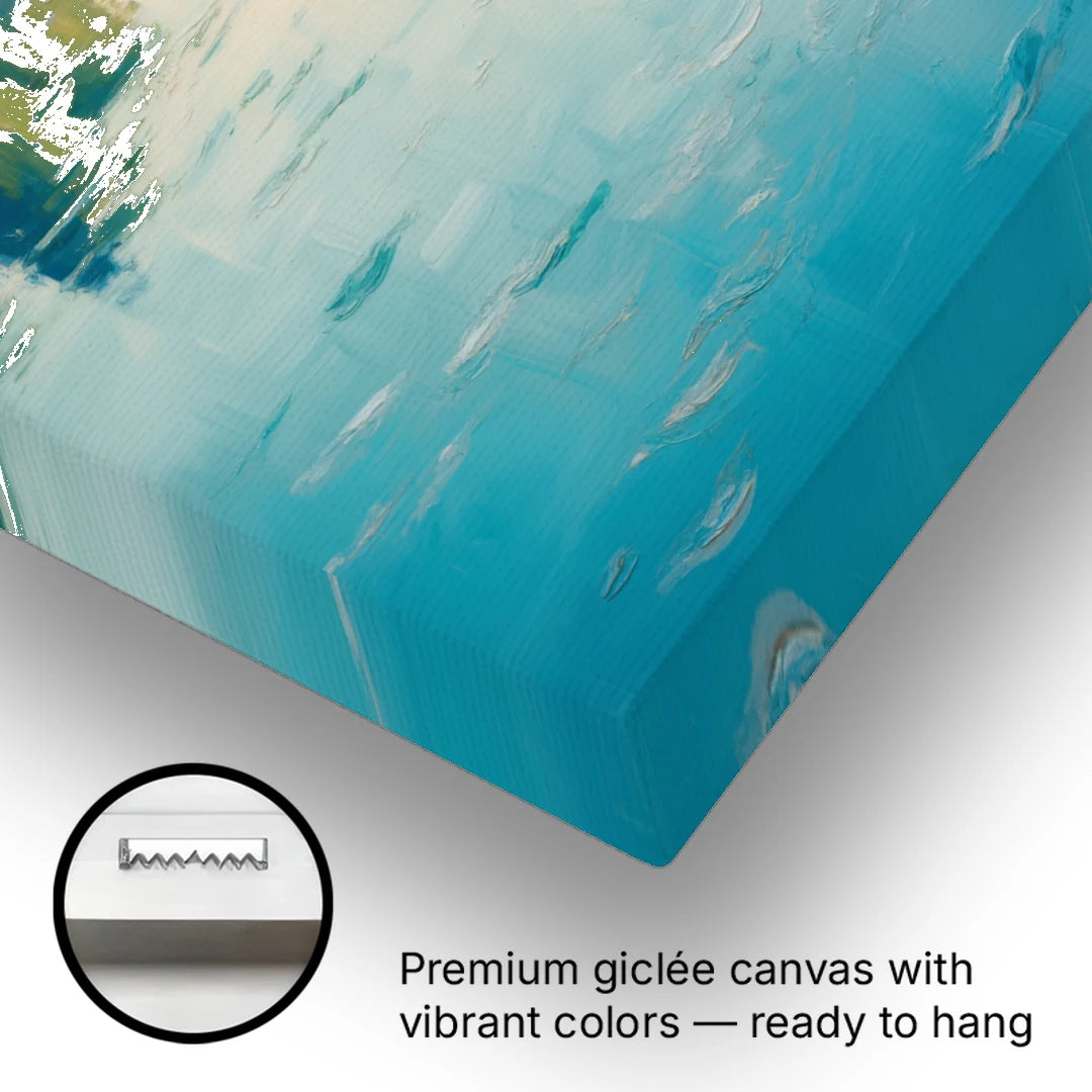 Vistula River Serenity - Canvas Wall Art - Gallery Wrap Corner