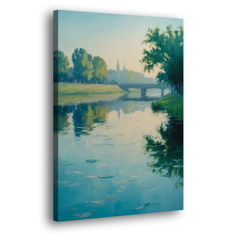 Vistula River Serenity - Canvas Wall Art