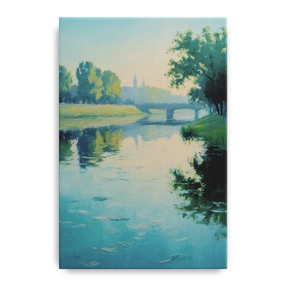 Vistula River Serenity Front - Canvas Wall Art