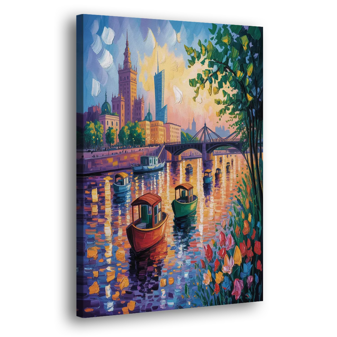 Vistula River View Side - Canvas Wall Art