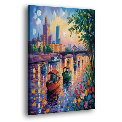 Vistula River View Side - Canvas Wall Art