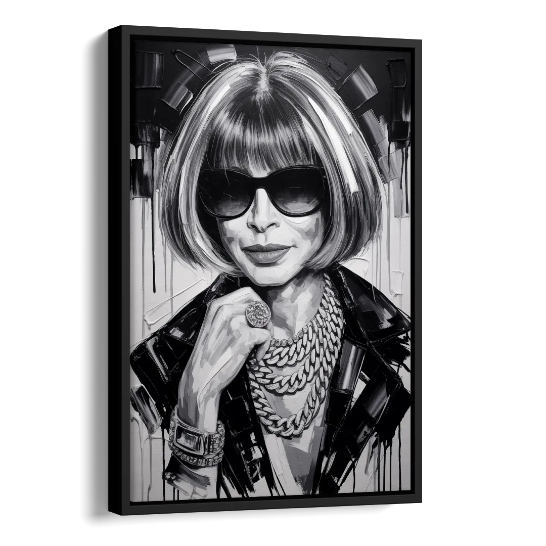 Vogue Soul 2.0 Side - Black Canvas Wall Art