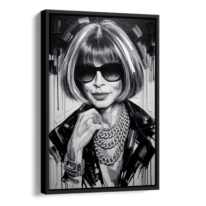 Vogue Soul 2.0 Side - Black Canvas Wall Art