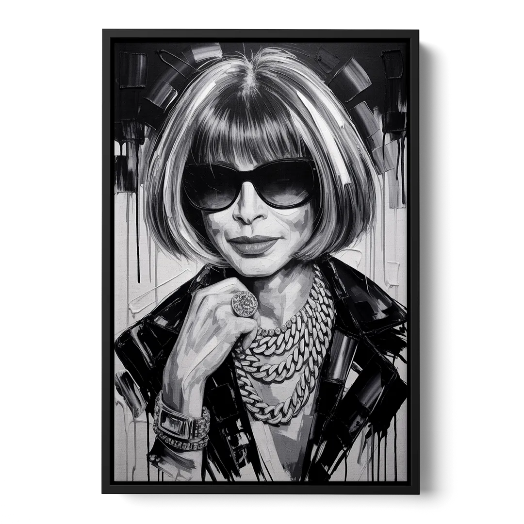 Vogue Soul 2.0 Front - Black Canvas Wall Art