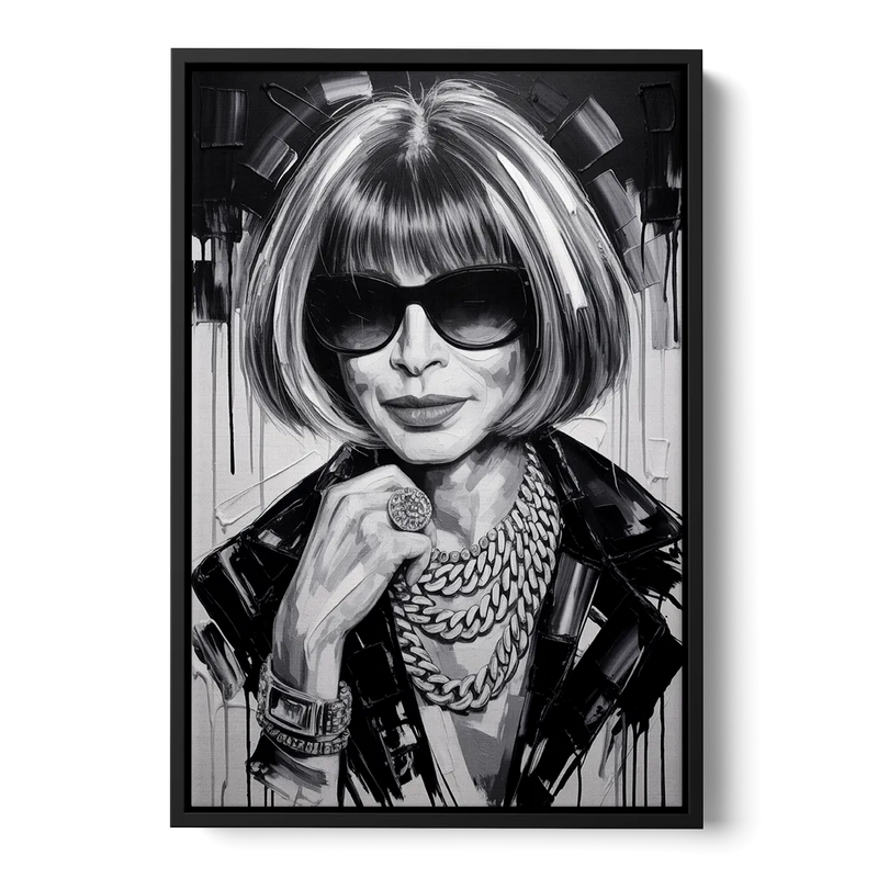 Vogue Soul 2.0 Front - Black Canvas Wall Art