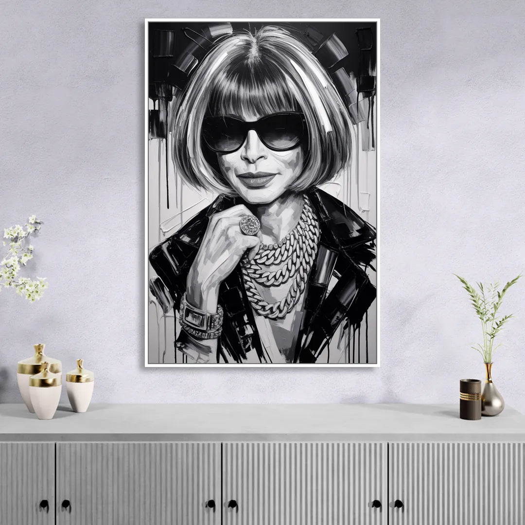 Vogue Soul 2.0 Living Room - White Canvas Wall Art