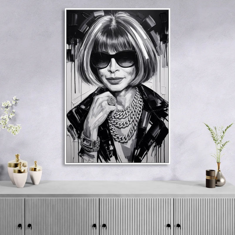 Vogue Soul 2.0 Living Room - White Canvas Wall Art