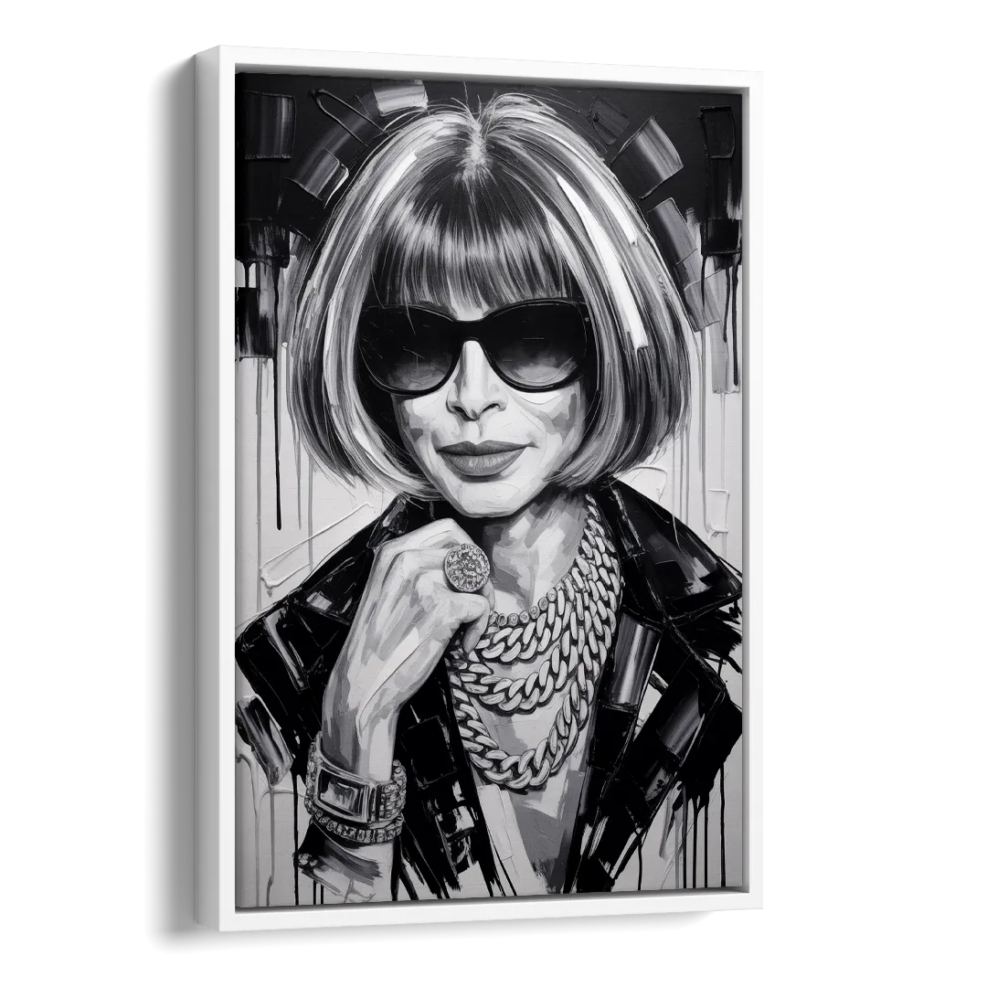 Vogue Soul 2.0 Side - White Canvas Wall Art