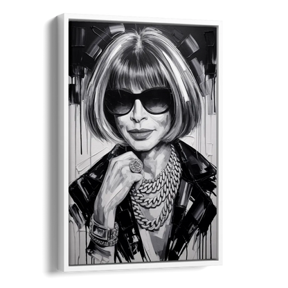 Vogue Soul 2.0 Side - White Canvas Wall Art