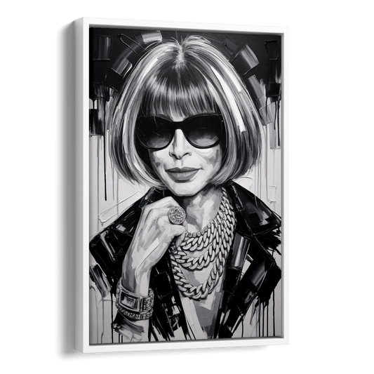 Vogue Soul 2.0 Side - White Canvas Wall Art