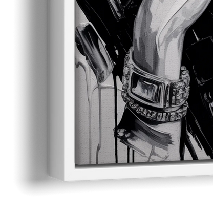 Vogue Soul 2.0 - Close-Up White Frame Canvas