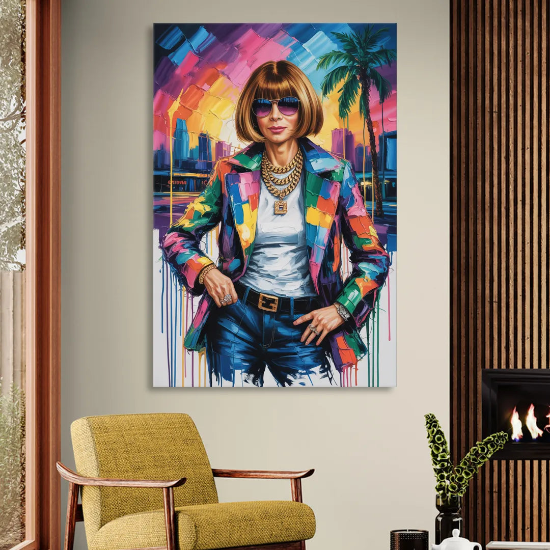 Vogue Soul Sitting Room - Canvas Wall Art