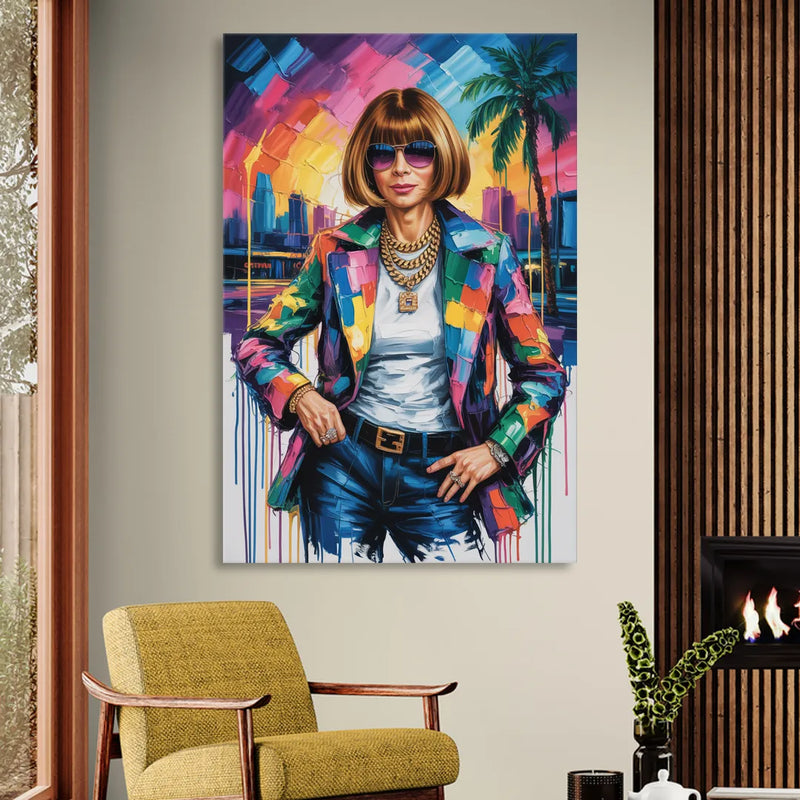 Vogue Soul Sitting Room - Canvas Wall Art
