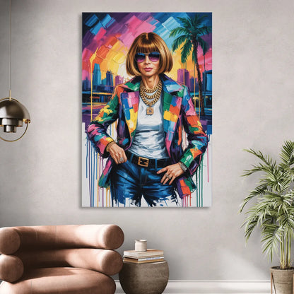 Vogue Soul Living Room - Canvas Wall Art