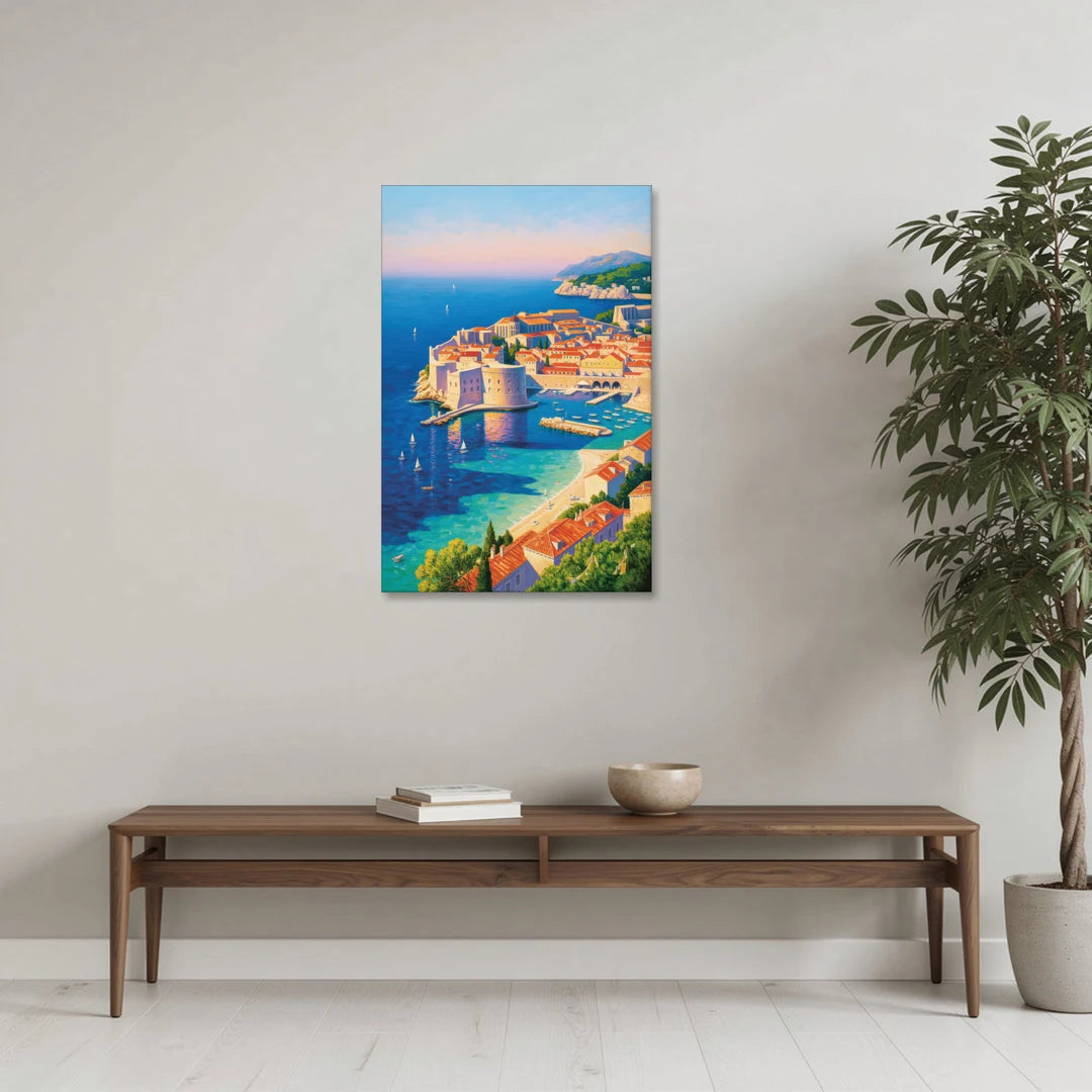 Walls of Dubrovnik - Canvas Wall Art - Coffee Table - 24x36