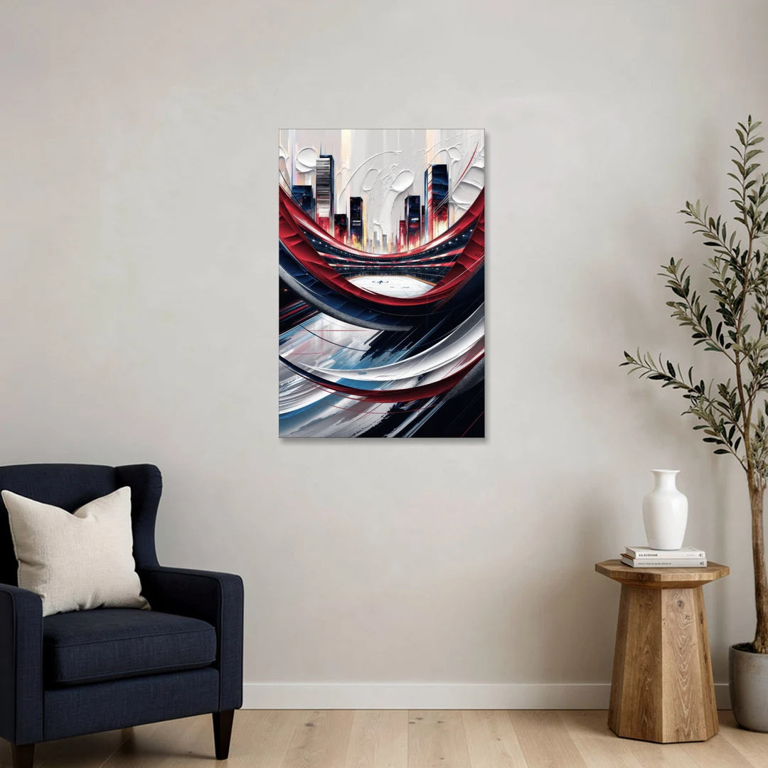 Washington Capitals Hockey - Canvas Wall Art - Sofa - 24x36