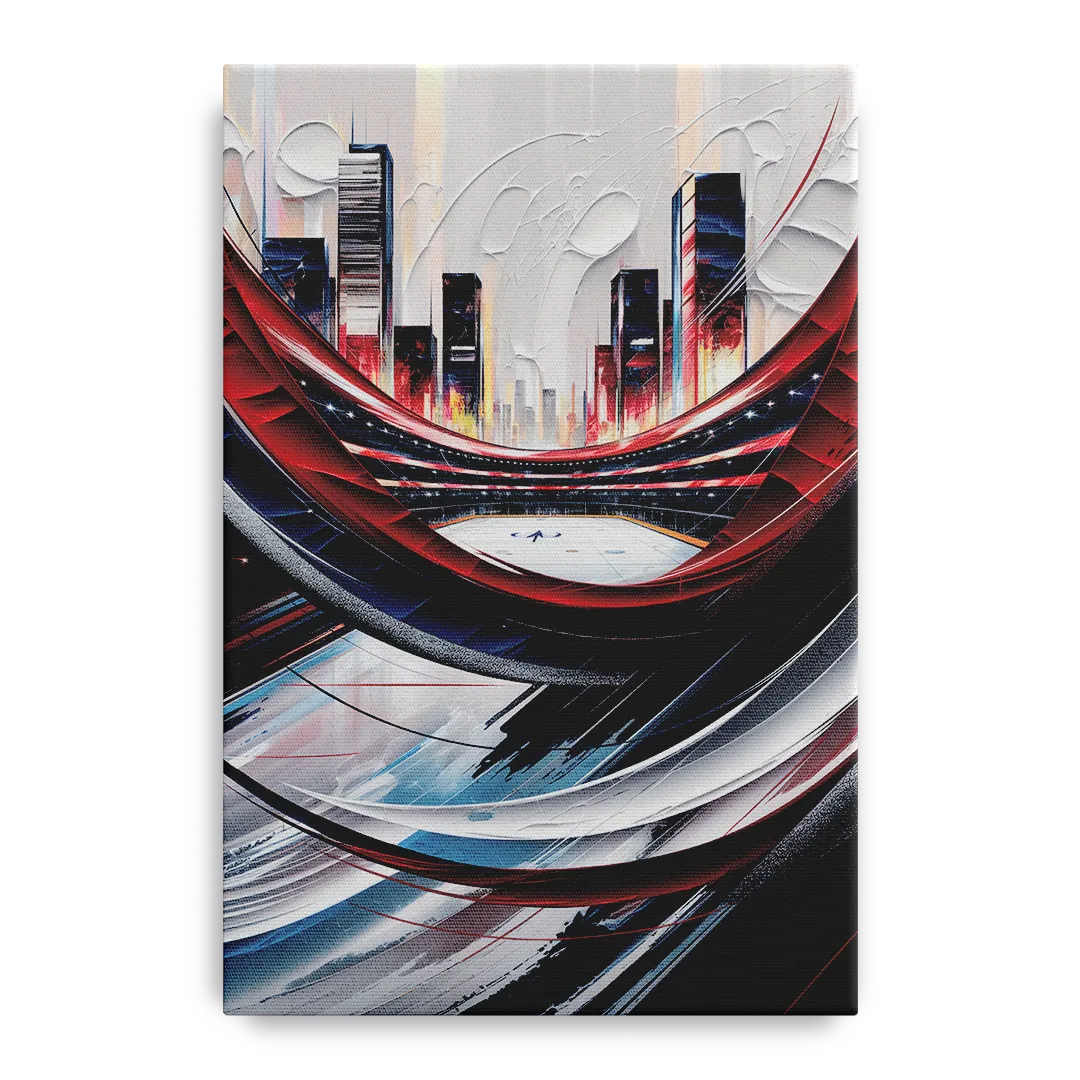 Washington Capitals Hockey Front - Canvas Wall Art