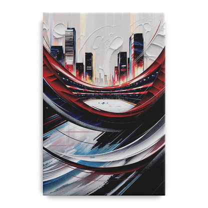 Washington Capitals Hockey Front - Canvas Wall Art