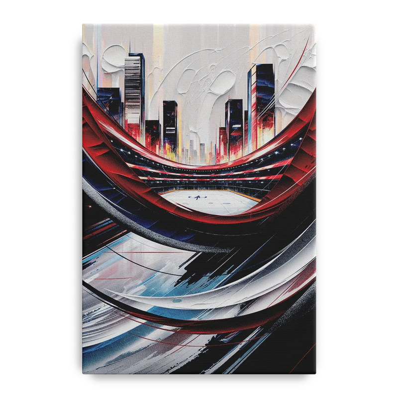 Washington Capitals Hockey Front - Canvas Wall Art