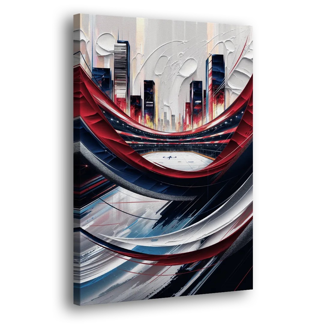 Washington Capitals Hockey Side - Canvas Wall Art