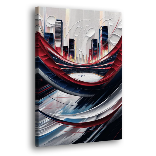 Washington Capitals Hockey Side - Canvas Wall Art