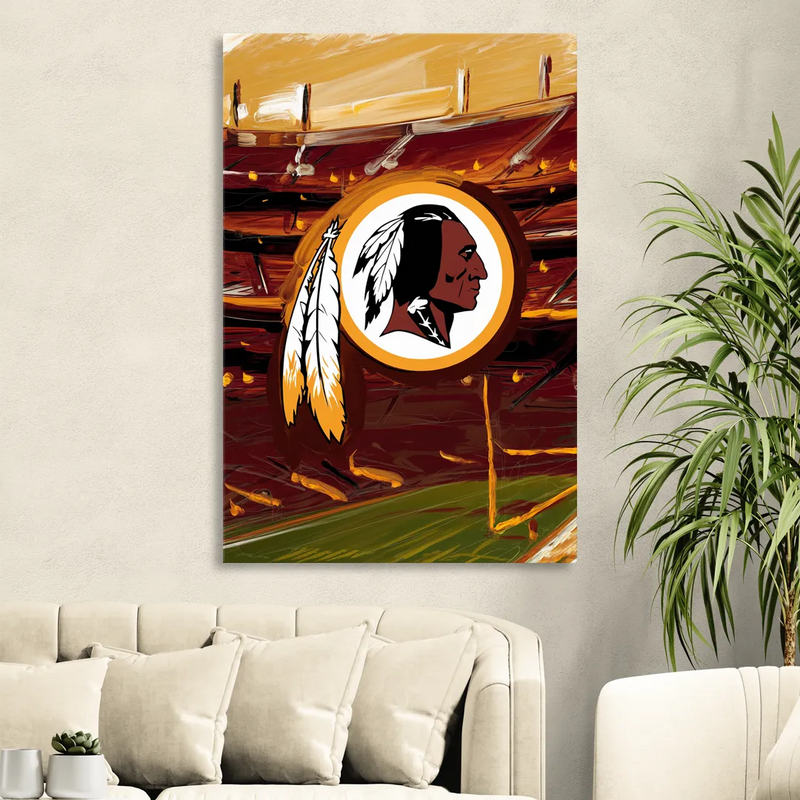 Washington Commanders Legacy Sitting Room - Canvas Wall Art