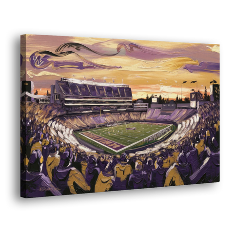 Washington Huskies Spirit - Canvas Wall Art - Side