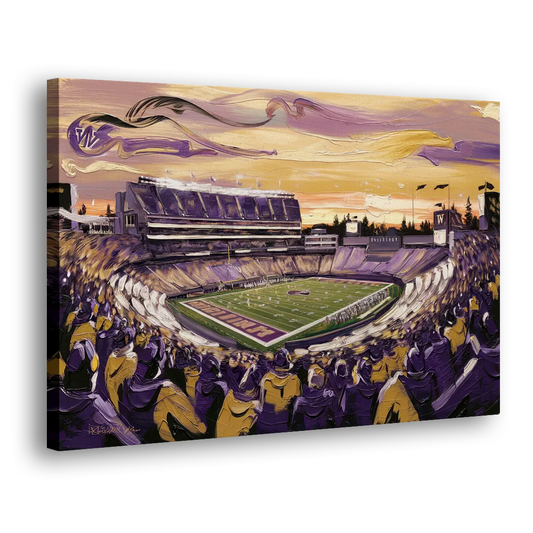 Washington Huskies Spirit Side - Canvas Wall Art