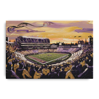 Washington Huskies Spirit Front - Canvas Wall Art