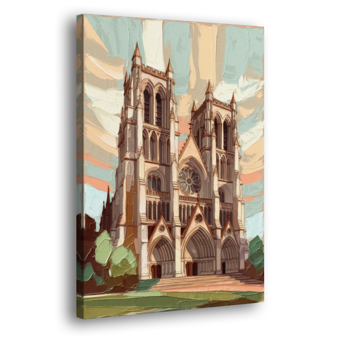 Washington National Cathedral - Canvas Wall Art - Side