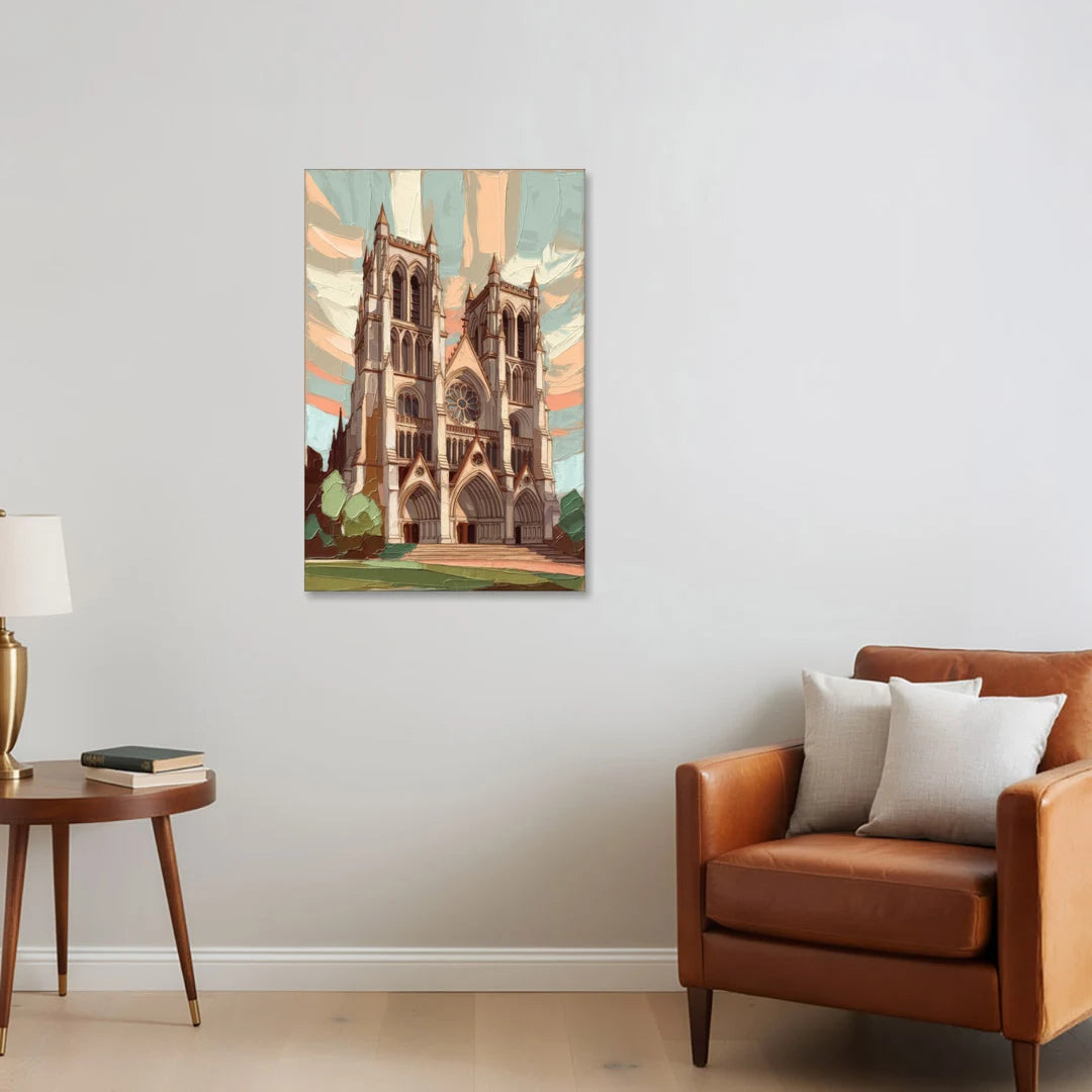 Washington National Cathedral - Canvas Wall Art - Sofa - 24x36