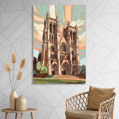 Washington National Cathedral Living Room - Canvas Wall Art