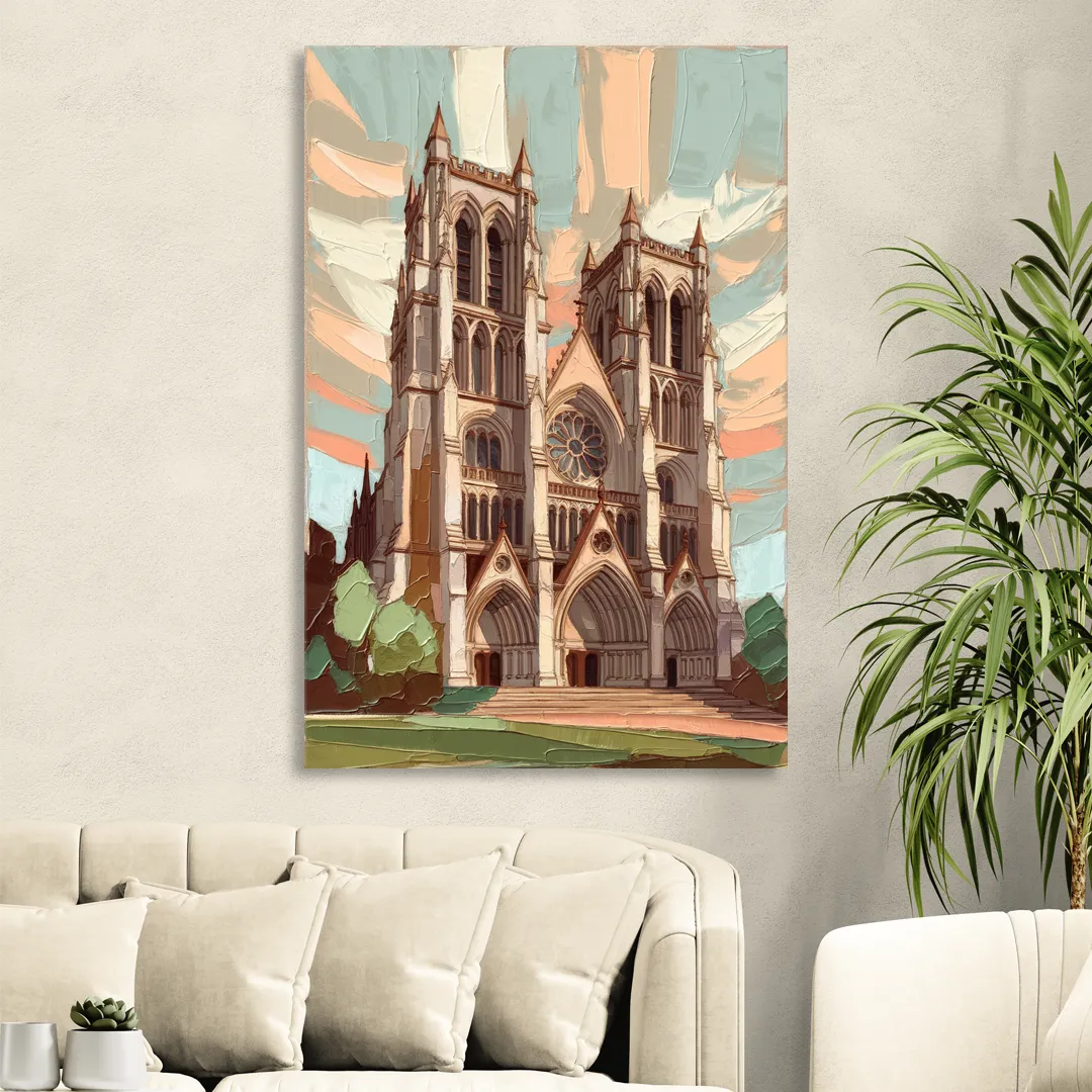 Washington National Cathedral Sitting Room - Canvas Wall Art