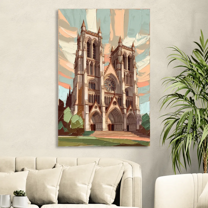 Washington National Cathedral Sitting Room - Canvas Wall Art
