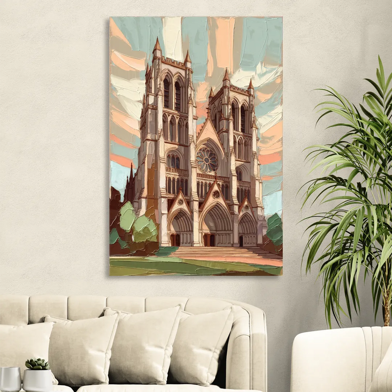 Washington National Cathedral Sitting Room - Canvas Wall Art
