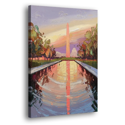 Washington National Mall Side - Canvas Wall Art
