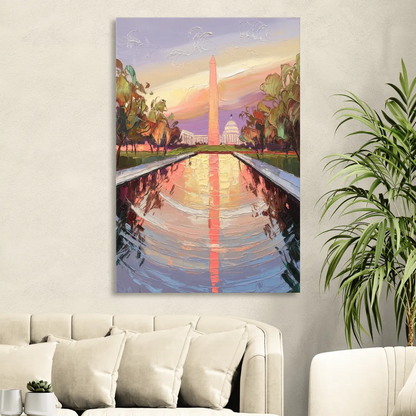 Washington National Mall Living Room - Canvas Wall Art