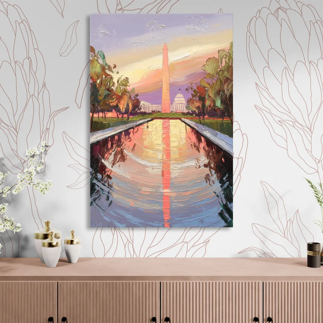 Washington National Mall Sitting Room - Canvas Wall Art